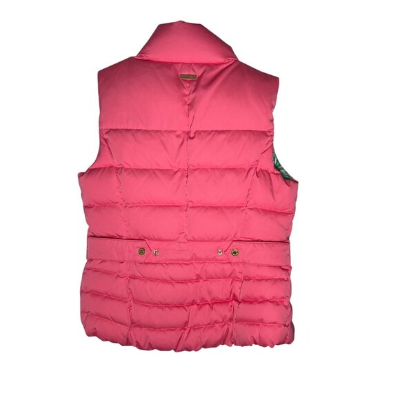 Lilly Pulitzer Pink Puffer Vest - Picture 7 of 8